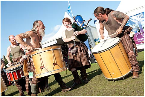 Clanedonia play for donations to Anthony Nolan Trust at Edinburgh Highland Games